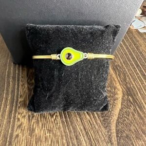 Luca & Danni Avo Nice Day Gold Tone Bangle Bracelet Size 7 1/4” B4